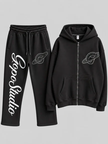 Gopo Studio Black Tracksuit