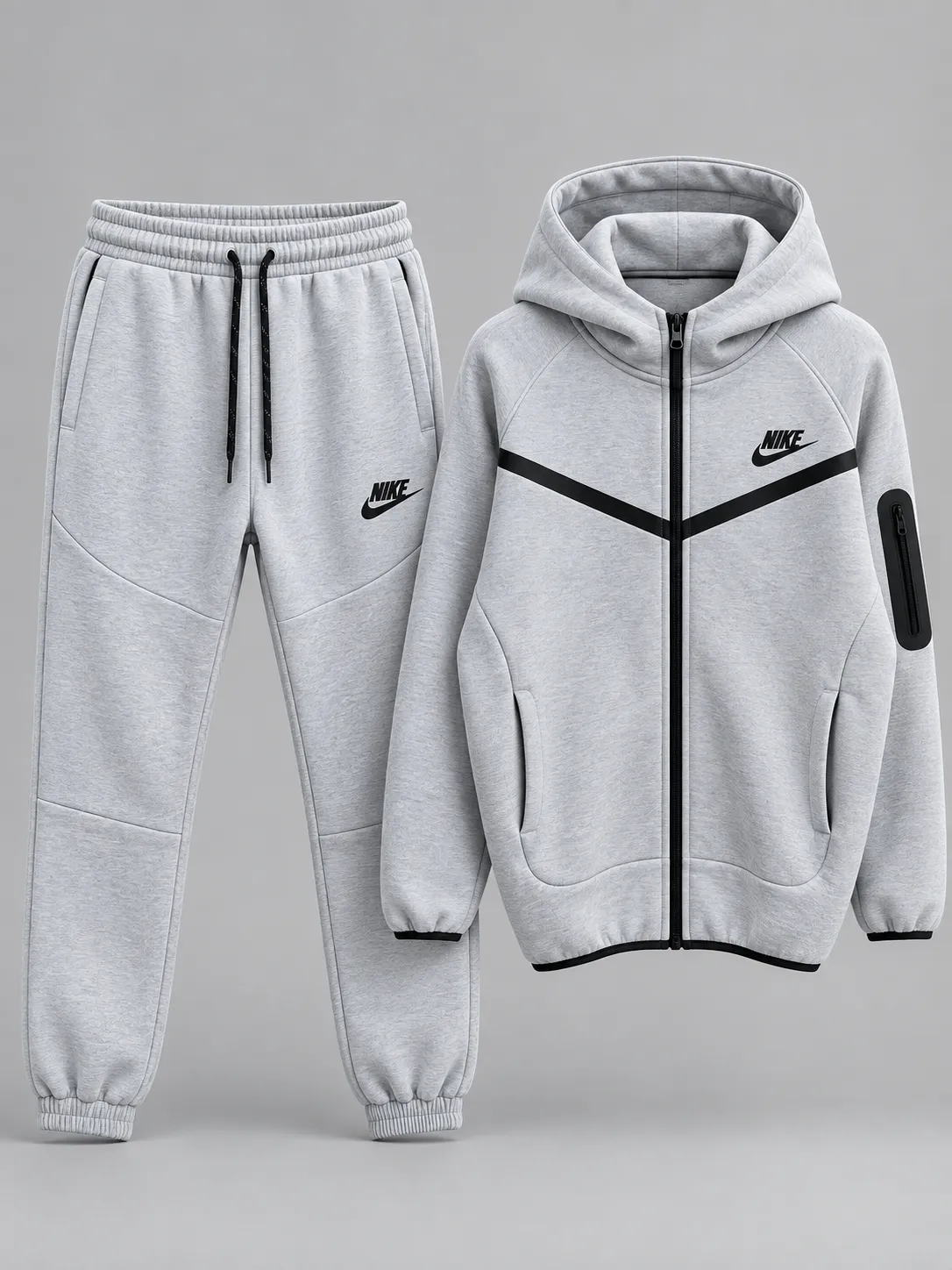 ChatGPT Image Sep 27, 2026, 12_14_54 AM_result NIKE Grey Tracksuit - Image 1