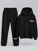 ESSENTIALS Black Tracksuit