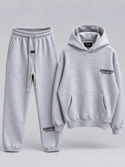 ESSENTIALS Black Tracksuit