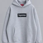 SUPREME Grey Hoodie