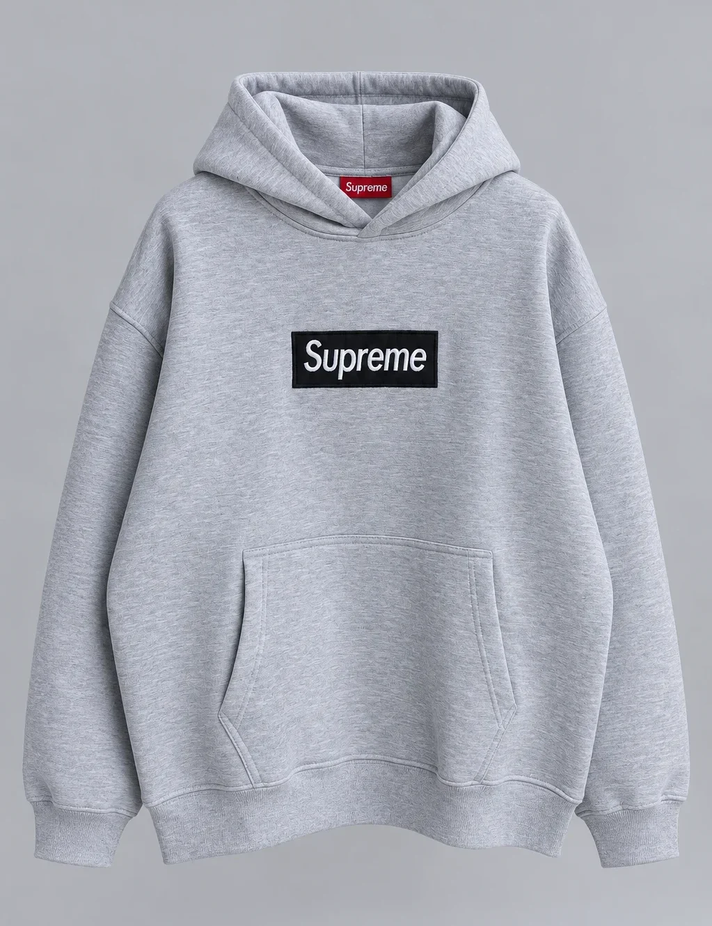 ChatGPT Image Sep 28, 2026, 04_10_00 AM_result SUPREME Grey Hoodie - Image 1
