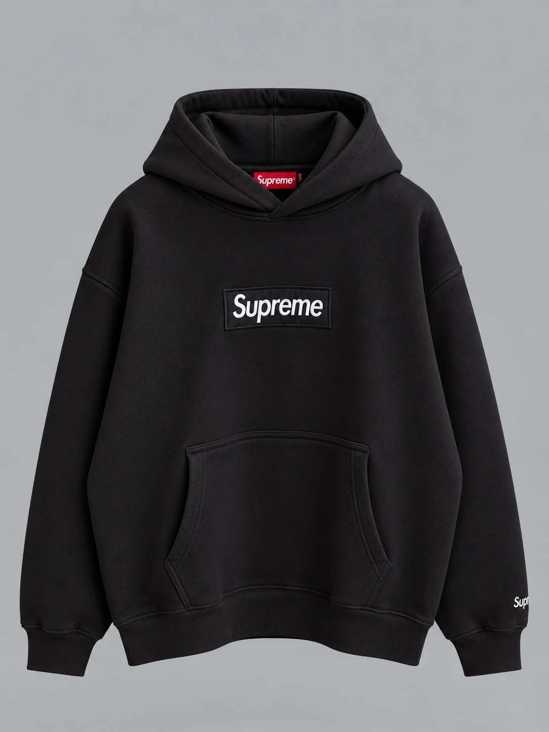 ChatGPT Image Sep 28, 2026, 04_10_12 AM_result SUPREME Black Hoodie - Image 1