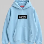 SUPREME Baby Blue Hoodie