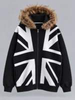 Black Zip-Up Hoodie