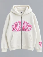 A.R.E Off white Zip-Up Hoodie