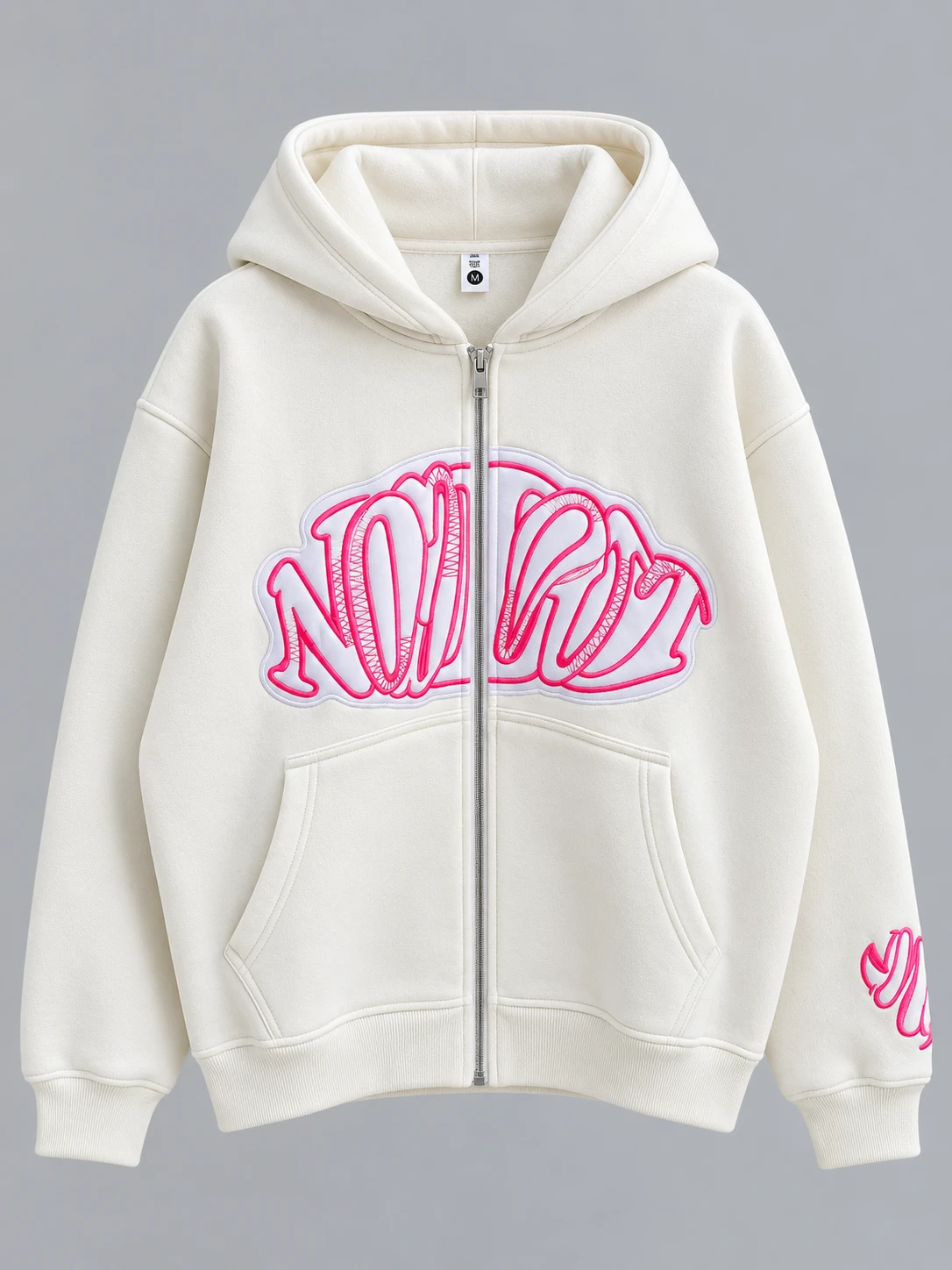 ChatGPT Image Sep 28, 2026, 04_11_15 AM_result A.R.E Off white Zip-Up Hoodie - Image 1