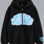 A.R.E Black Zip-Up Hoodie