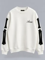 AMIRI White Crew Neck Sweatshirt