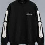 AMIRI Black Crew Neck Sweatshirt