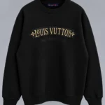 L.V Black Crew Neck Sweatshirt