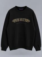 L.V Black Crew Neck Sweatshirt
