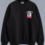 BAPE Black Crew Neck Sweatshirt