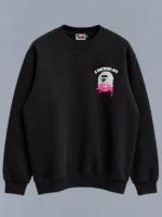 BAPE Black Crew Neck Sweatshirt