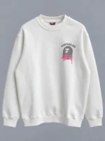 BAPE White Crew Neck Sweatshirt