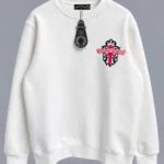 Chrome Hearts White Crew Neck Sweatshirt