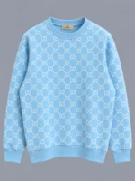 GUCCI Baby Blue Crew Neck Sweatshirt