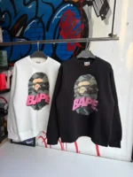 BAPE White Crew Neck Sweatshirt - Image 4