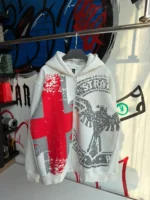A.E White Zip-Up Hoodie - Image 3