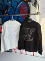 L.V Black Crew Neck Sweatshirt - Image 3