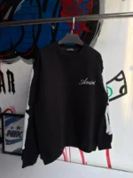 AMIRI Black Crew Neck Sweatshirt - Image 3