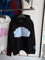 A.R.E Black Zip-Up Hoodie - Image 2