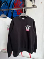 BAPE Black Crew Neck Sweatshirt - Image 3