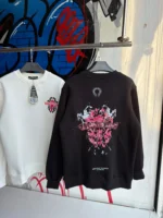 Chrome Hearts White Crew Neck Sweatshirt - Image 4