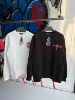 Chrome Hearts White Crew Neck Sweatshirt - Image 3