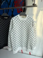 GUCCI White Crew Neck Sweatshirt - Image 2