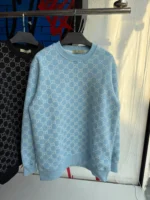 GUCCI Baby Blue Crew Neck Sweatshirt - Image 2