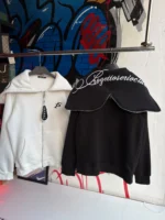 PROGETTO SERIO White Zip-Up Hoodie - Image 6