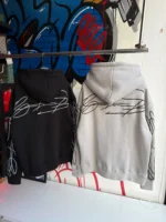 O Black Zip-Up Hoodie - Image 4