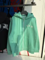 TRUE RELIGION Green Zip-Up Hoodie - Image 3