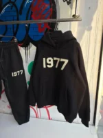 ESSENTIALS Black Tracksuit - Image 4