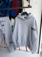 ESSENTIALS Black Tracksuit - Image 2