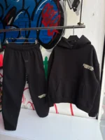 ESSENTIALS Black Tracksuit - Image 4