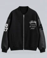 Stussy Black Bomber Jacket