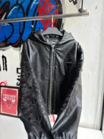 Chrome Hearts Black Leather Jacket - Image 4