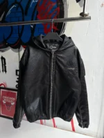 Chrome Hearts Black Leather Jacket - Image 5