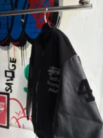 Stussy Black Bomber Jacket - Image 3