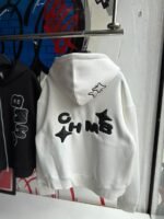 Locally Zip-Up White Hoodie - Image 2